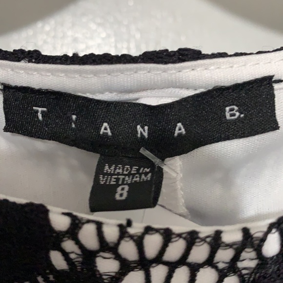 Tiana B. Black Lace Knit Dress - Picture 3 of 16